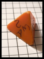 Dice : Dice - DM Collection - Armory Orange 1st Generation Opaque D4